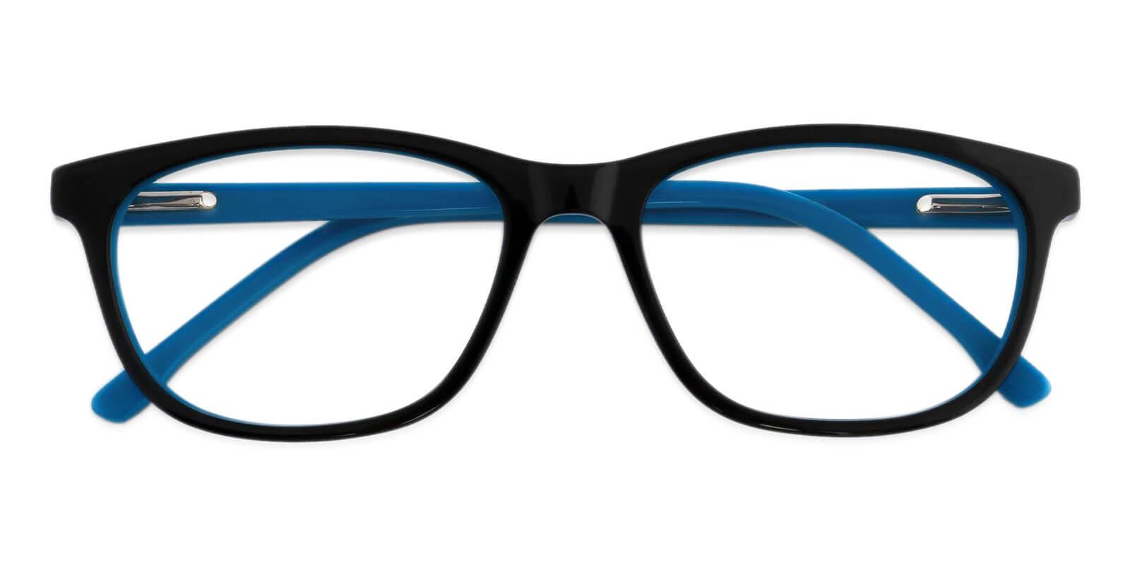 Machovec Blue Acetate Eyeglasses , SpringHinges , UniversalBridgeFit Frames from ABBE Glasses