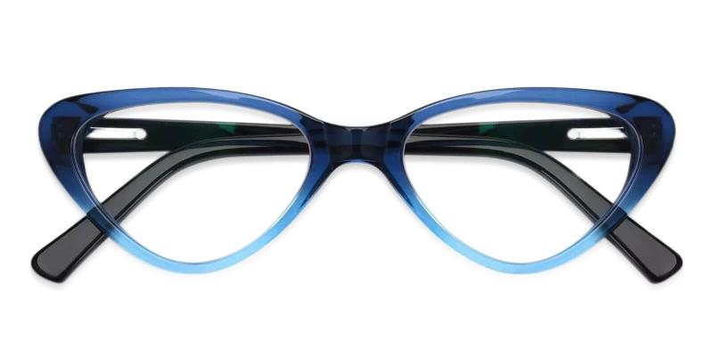 Hannah Blue  Frames from ABBE Glasses