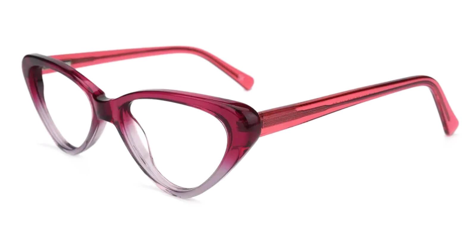 Hannah Purple Acetate Eyeglasses , SpringHinges , UniversalBridgeFit Frames from ABBE Glasses