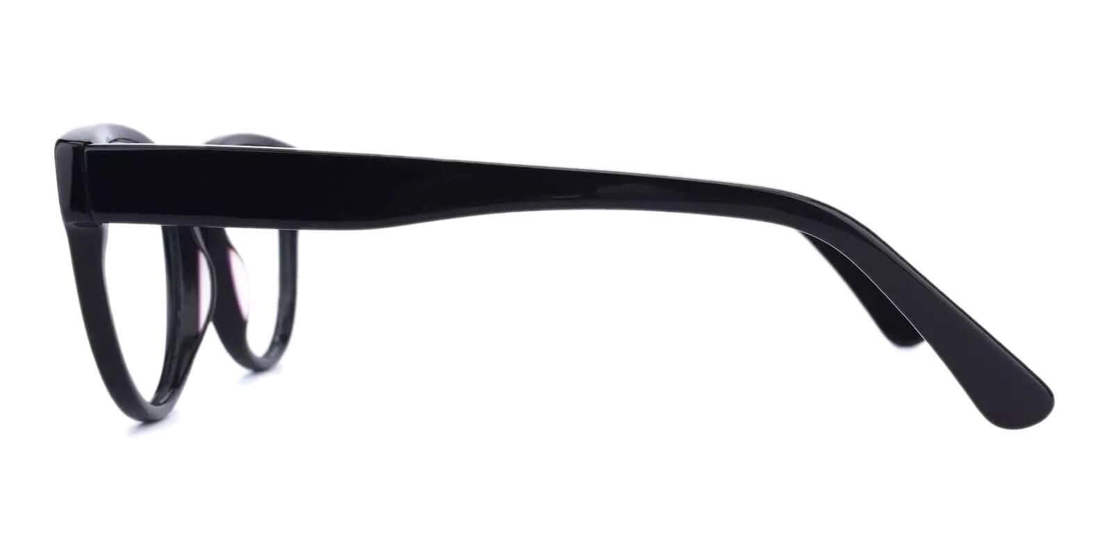 Aurora Black Acetate Eyeglasses , Fashion , SpringHinges , UniversalBridgeFit Frames from ABBE Glasses