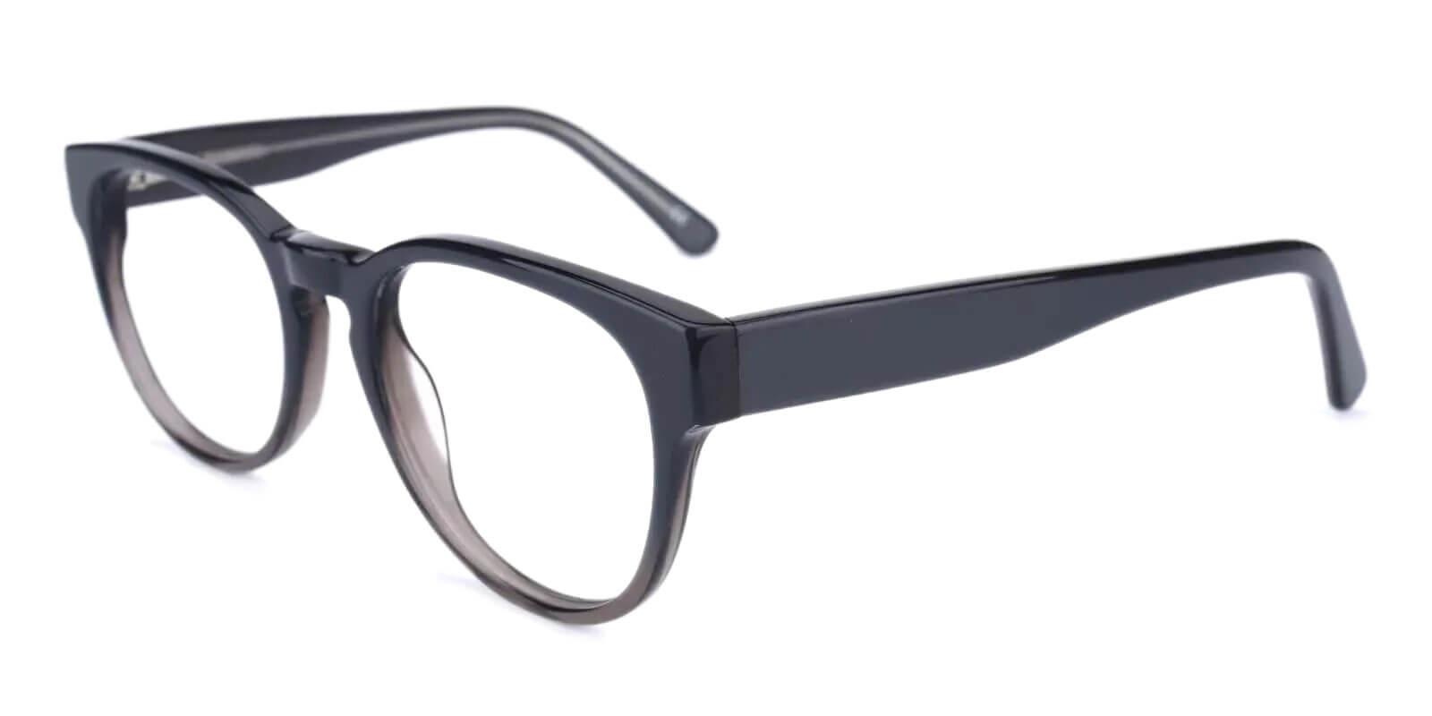 Aurora Gray Acetate SpringHinges , UniversalBridgeFit , Eyeglasses , Fashion Frames from ABBE Glasses