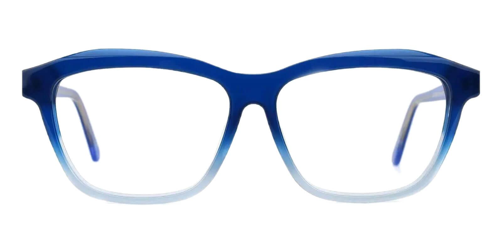 Sonia Blue Acetate SpringHinges , UniversalBridgeFit , Eyeglasses Frames from ABBE Glasses