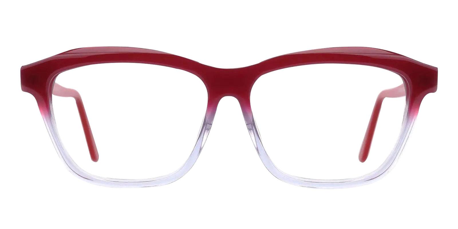 Sonia Red Acetate SpringHinges , UniversalBridgeFit , Eyeglasses Frames from ABBE Glasses