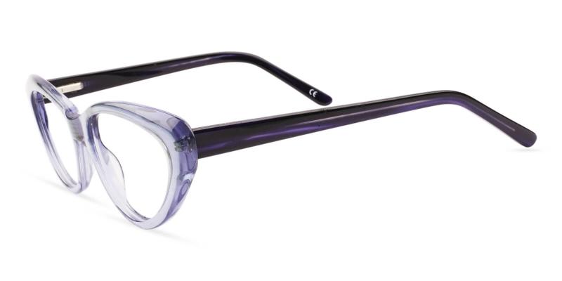 Blue Irene - Acetate ,Universal Bridge Fit