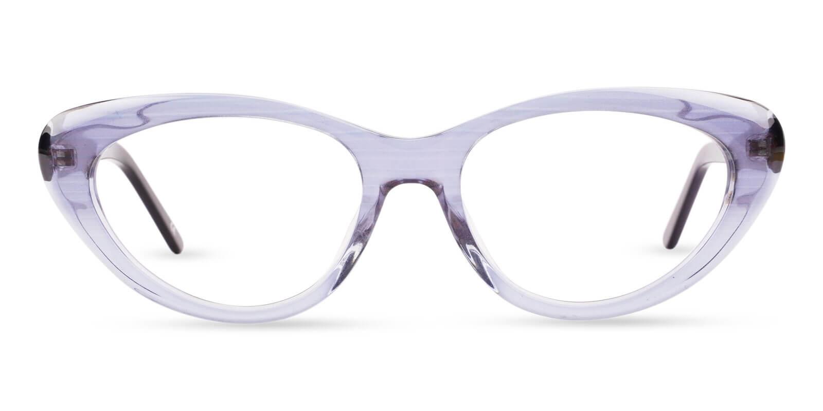 Irene Blue Acetate Eyeglasses , SpringHinges , UniversalBridgeFit Frames from ABBE Glasses