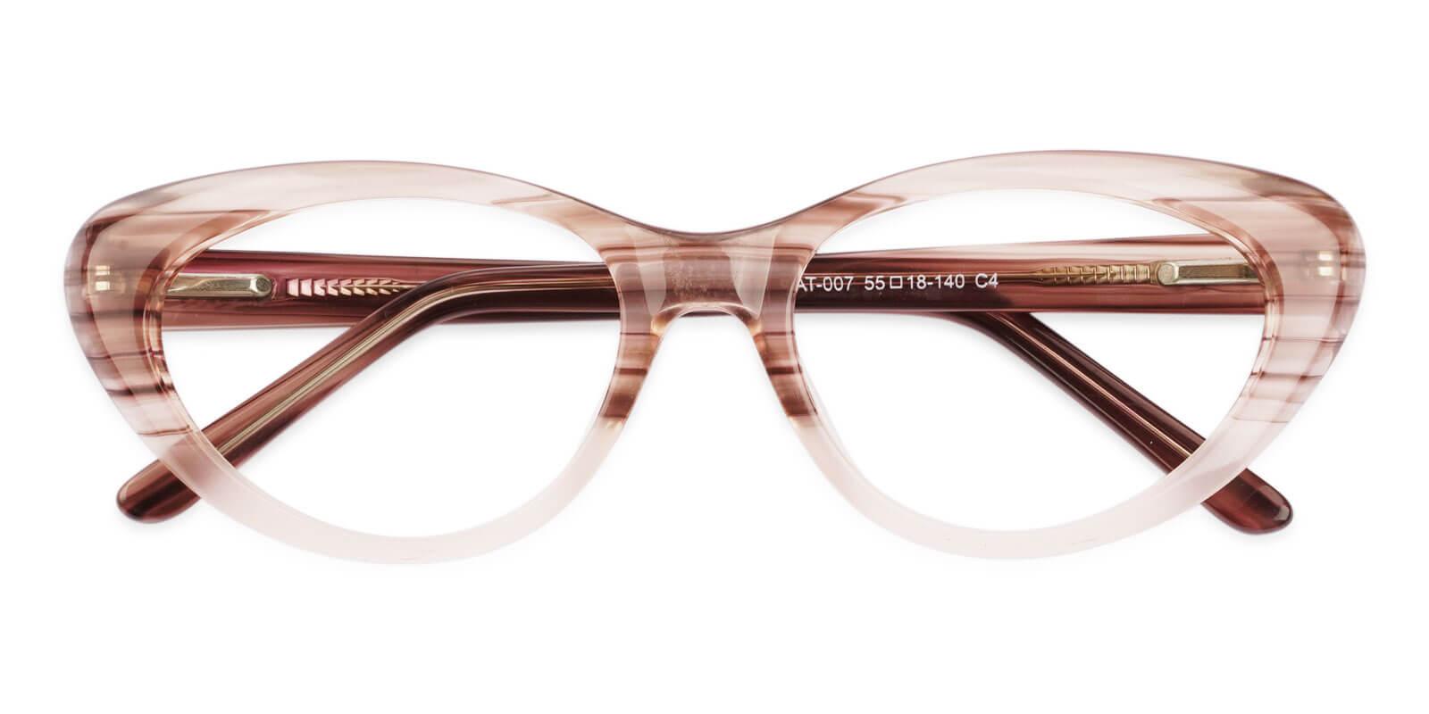 Irene Cream Acetate Eyeglasses , SpringHinges , UniversalBridgeFit Frames from ABBE Glasses