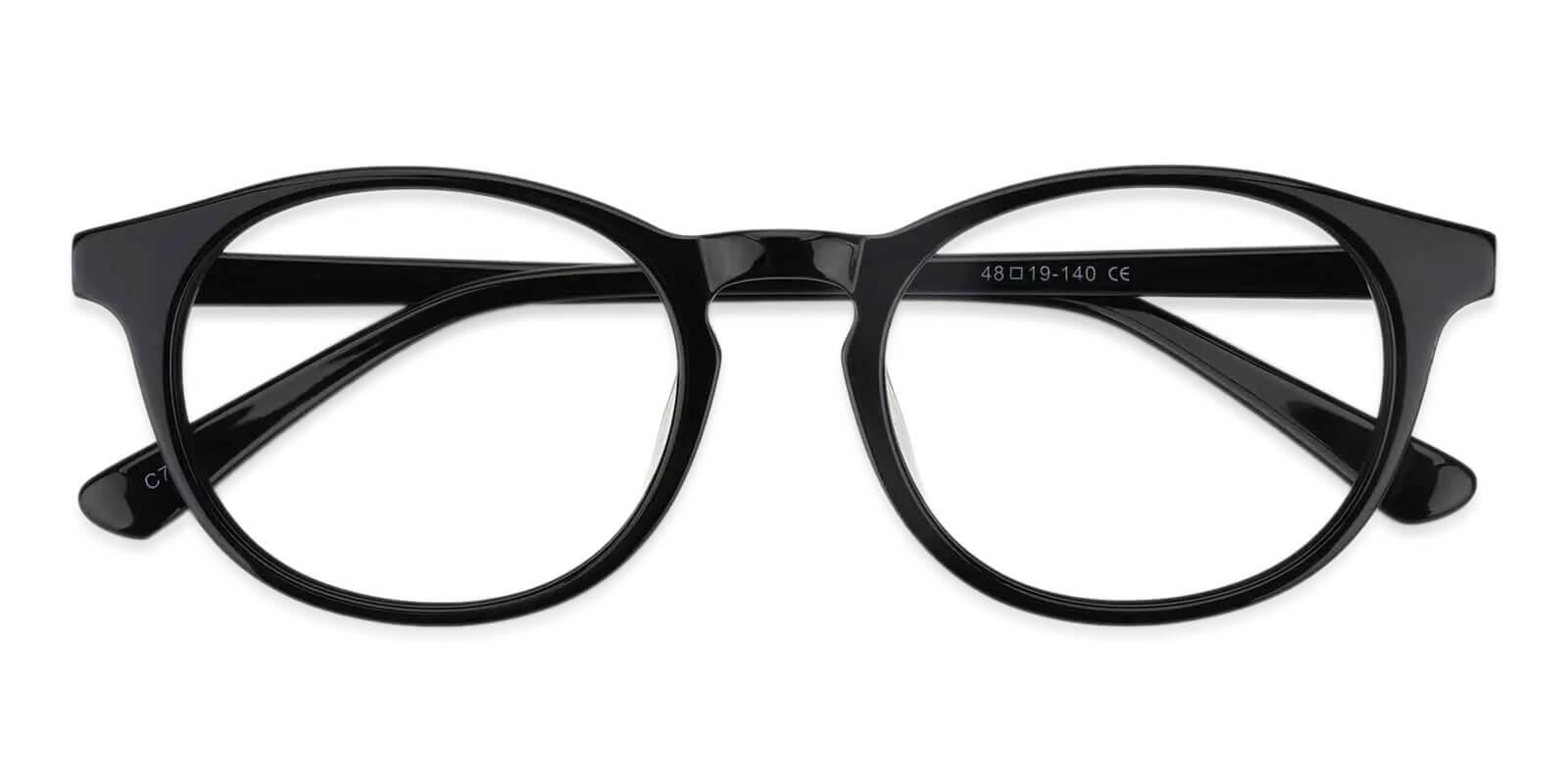 Holly Grove Black Acetate Eyeglasses , UniversalBridgeFit Frames from ABBE Glasses