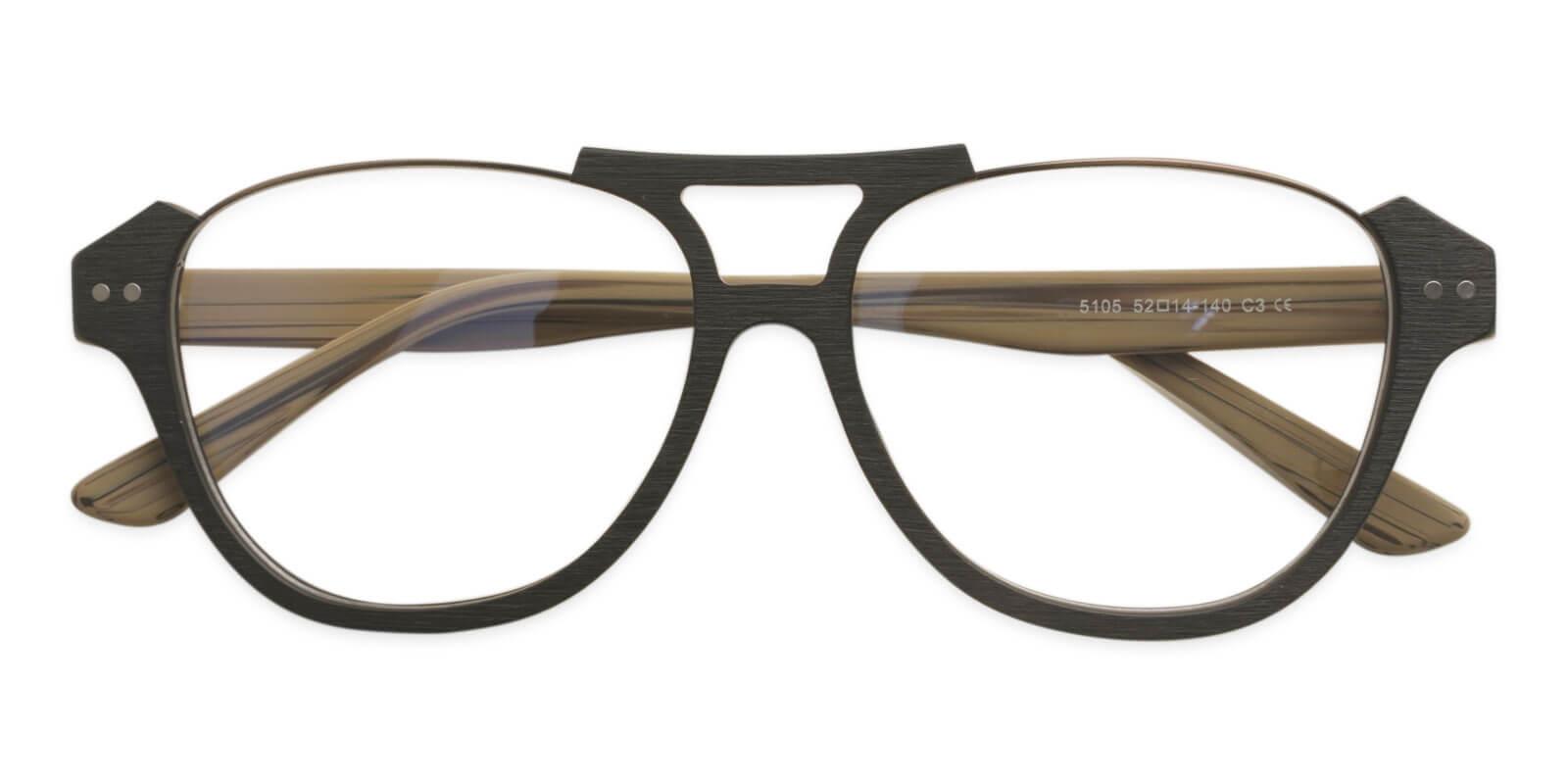 Ocean Gate Cream Combination Eyeglasses , UniversalBridgeFit Frames from ABBE Glasses