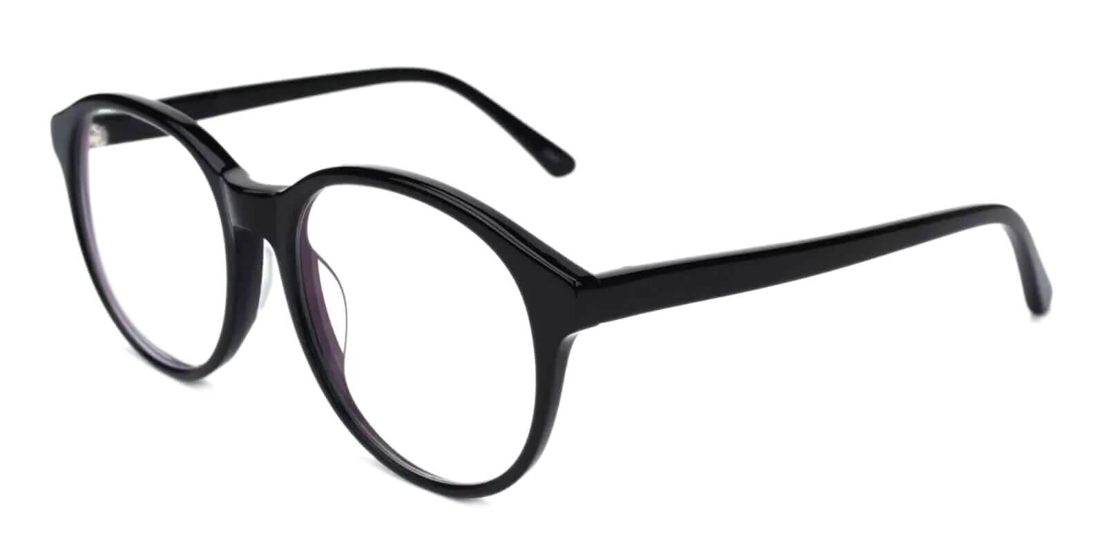 Masontown Black Acetate Eyeglasses , UniversalBridgeFit Frames from ABBE Glasses