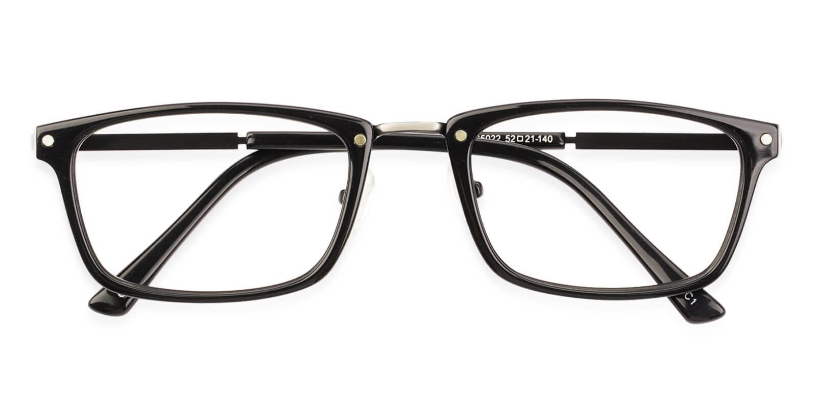 Norway Black Combination Eyeglasses , NosePads Frames from ABBE Glasses