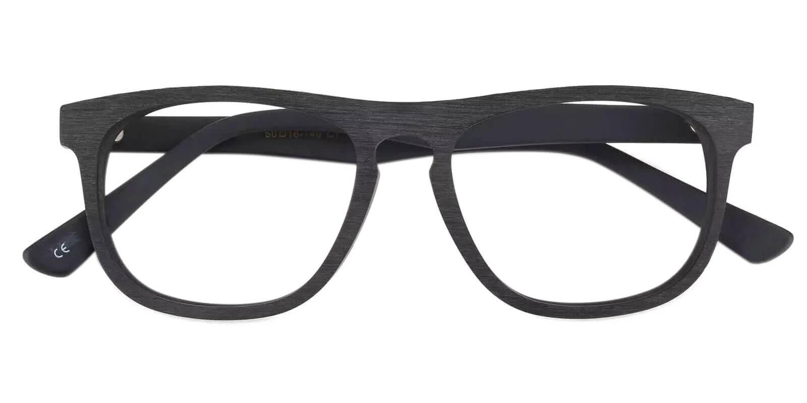 Readsboro Black Acetate Eyeglasses , UniversalBridgeFit Frames from ABBE Glasses