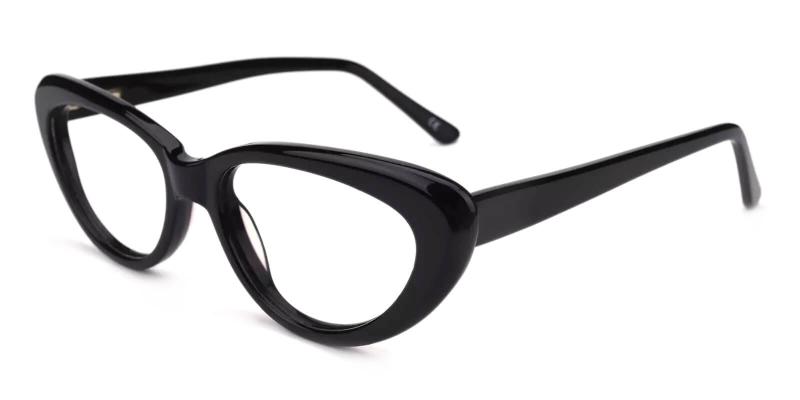 Black Stella - Acetate ,Universal Bridge Fit