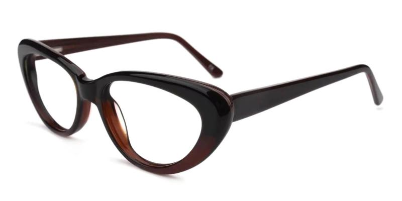 Brown Stella - Acetate ,Universal Bridge Fit