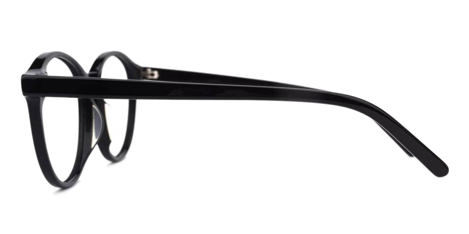 Wasco Black Acetate Eyeglasses , UniversalBridgeFit Frames from ABBE Glasses