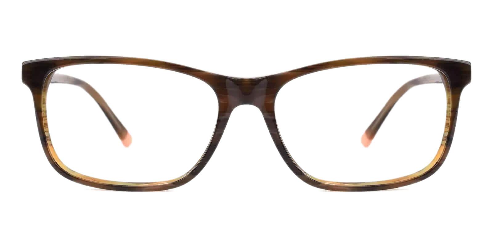 Gilcres Striped Acetate Eyeglasses , SpringHinges , UniversalBridgeFit Frames from ABBE Glasses