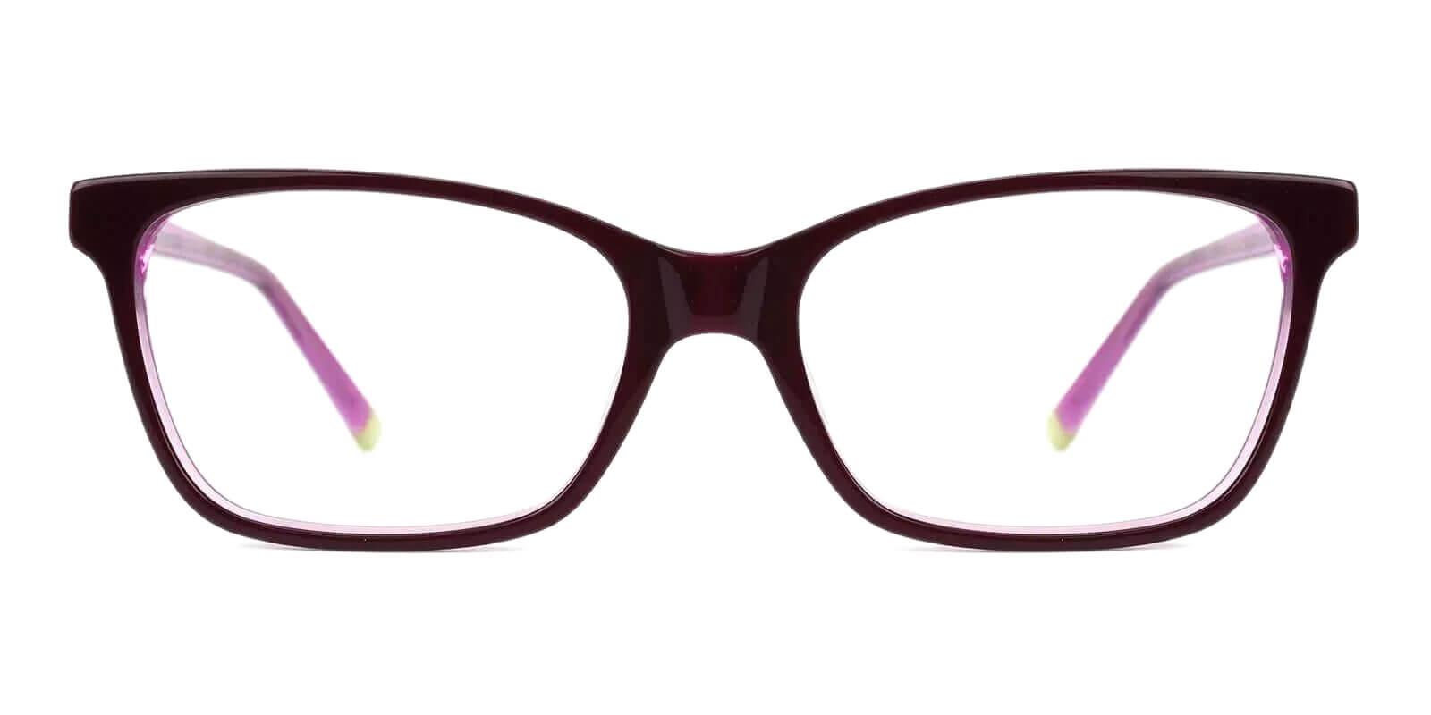 RingGold Purple Acetate SpringHinges , UniversalBridgeFit , Eyeglasses Frames from ABBE Glasses