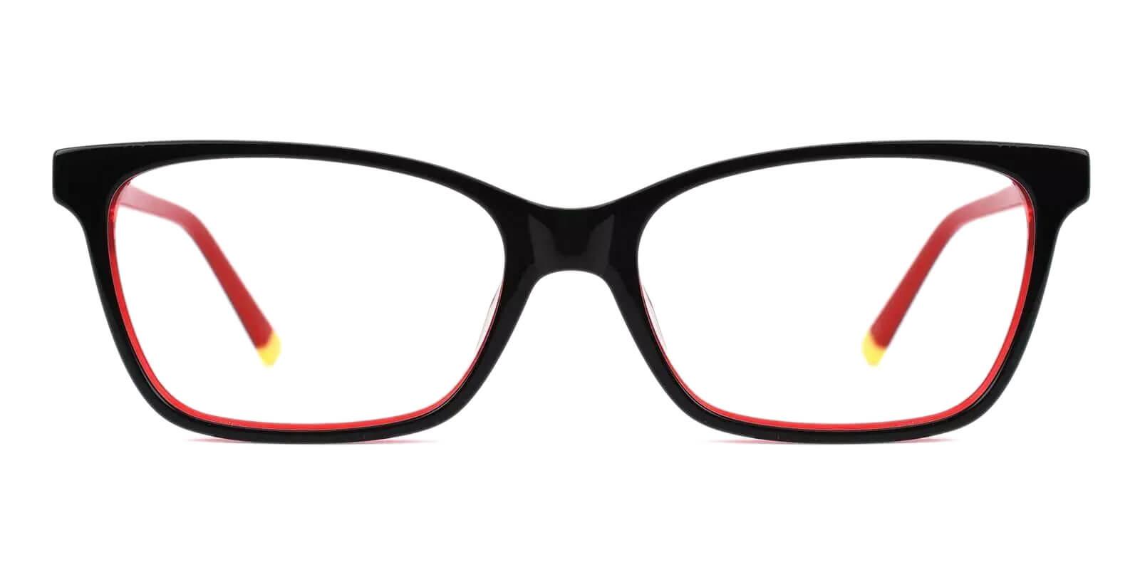 RingGold Red Acetate SpringHinges , UniversalBridgeFit , Eyeglasses Frames from ABBE Glasses