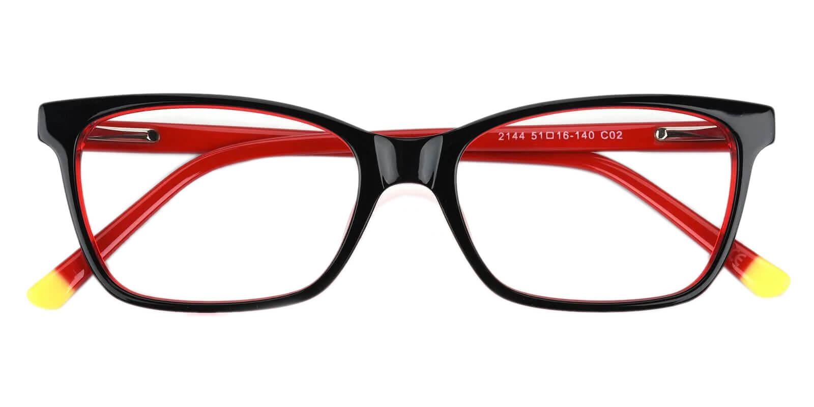 RingGold Red Acetate SpringHinges , UniversalBridgeFit , Eyeglasses Frames from ABBE Glasses