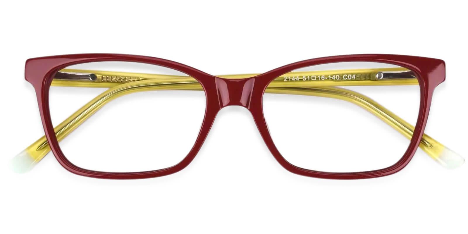 RingGold Yellow Acetate SpringHinges , UniversalBridgeFit , Eyeglasses Frames from ABBE Glasses