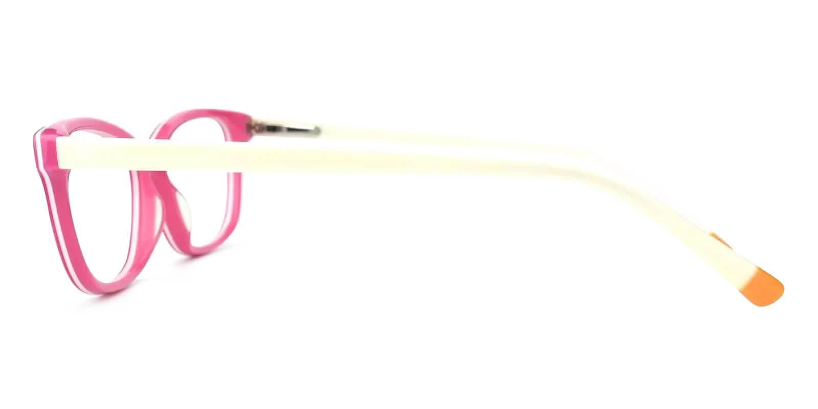 Levant Pink Acetate Eyeglasses , SpringHinges , UniversalBridgeFit Frames from ABBE Glasses