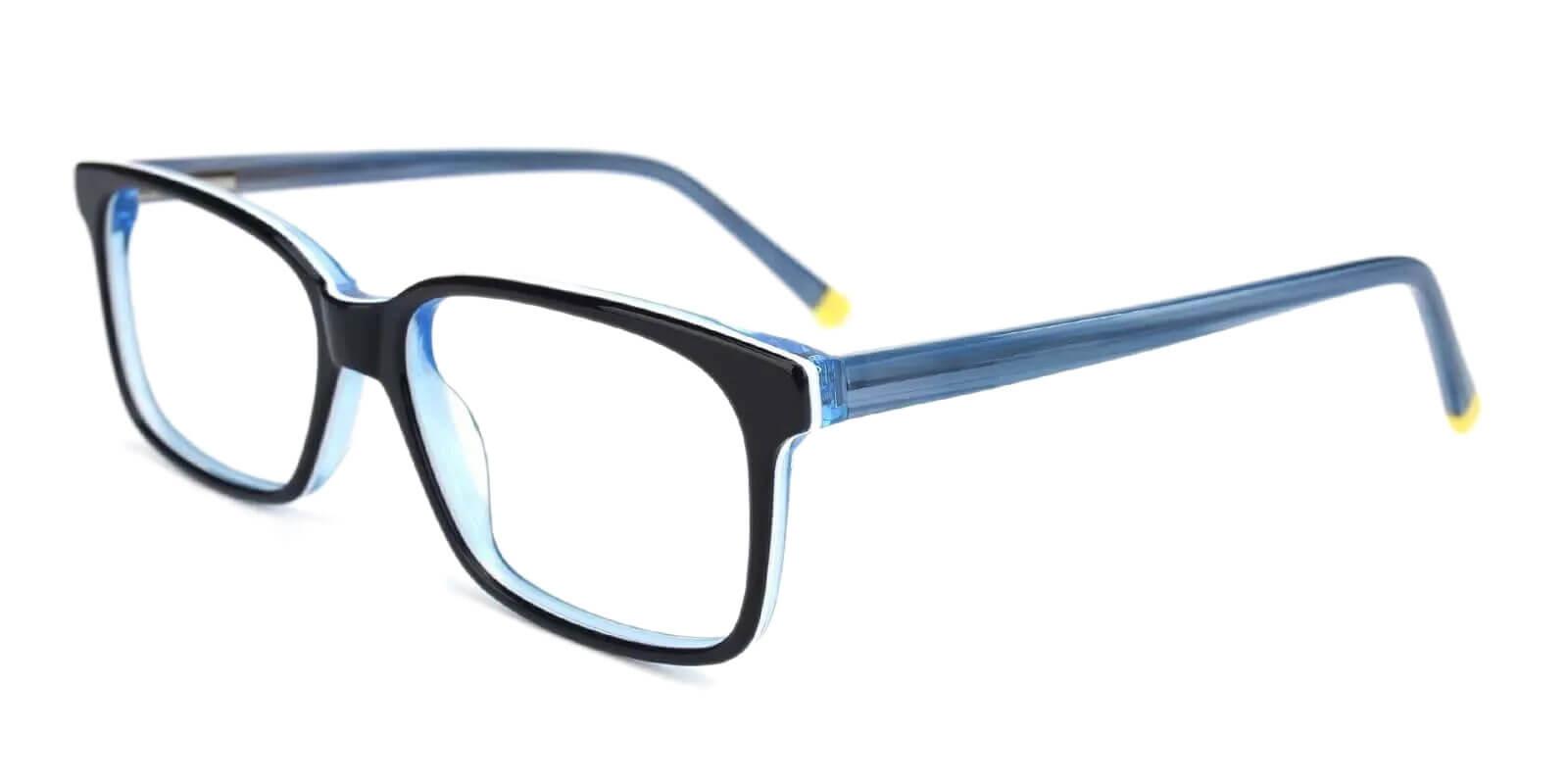 Lochloosa Blue Acetate Eyeglasses , UniversalBridgeFit , SpringHinges Frames from ABBE Glasses