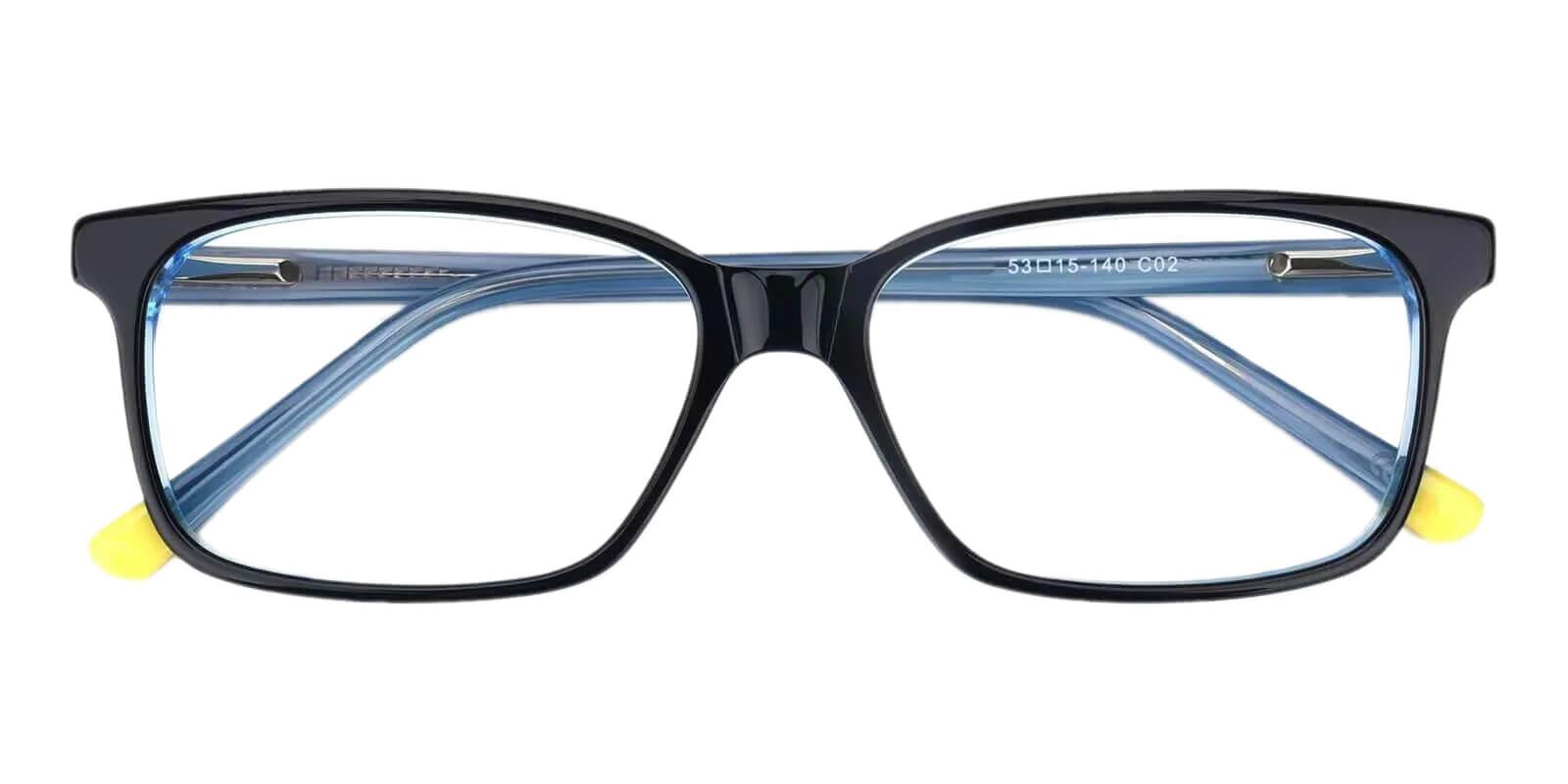 Lochloosa Blue Acetate Eyeglasses , UniversalBridgeFit , SpringHinges Frames from ABBE Glasses