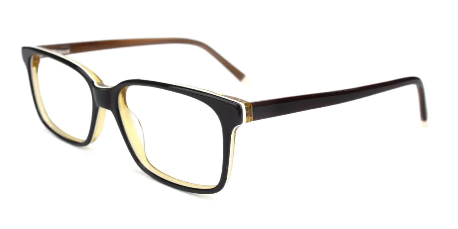 Lochloosa Brown Acetate Eyeglasses , SpringHinges , UniversalBridgeFit Frames from ABBE Glasses