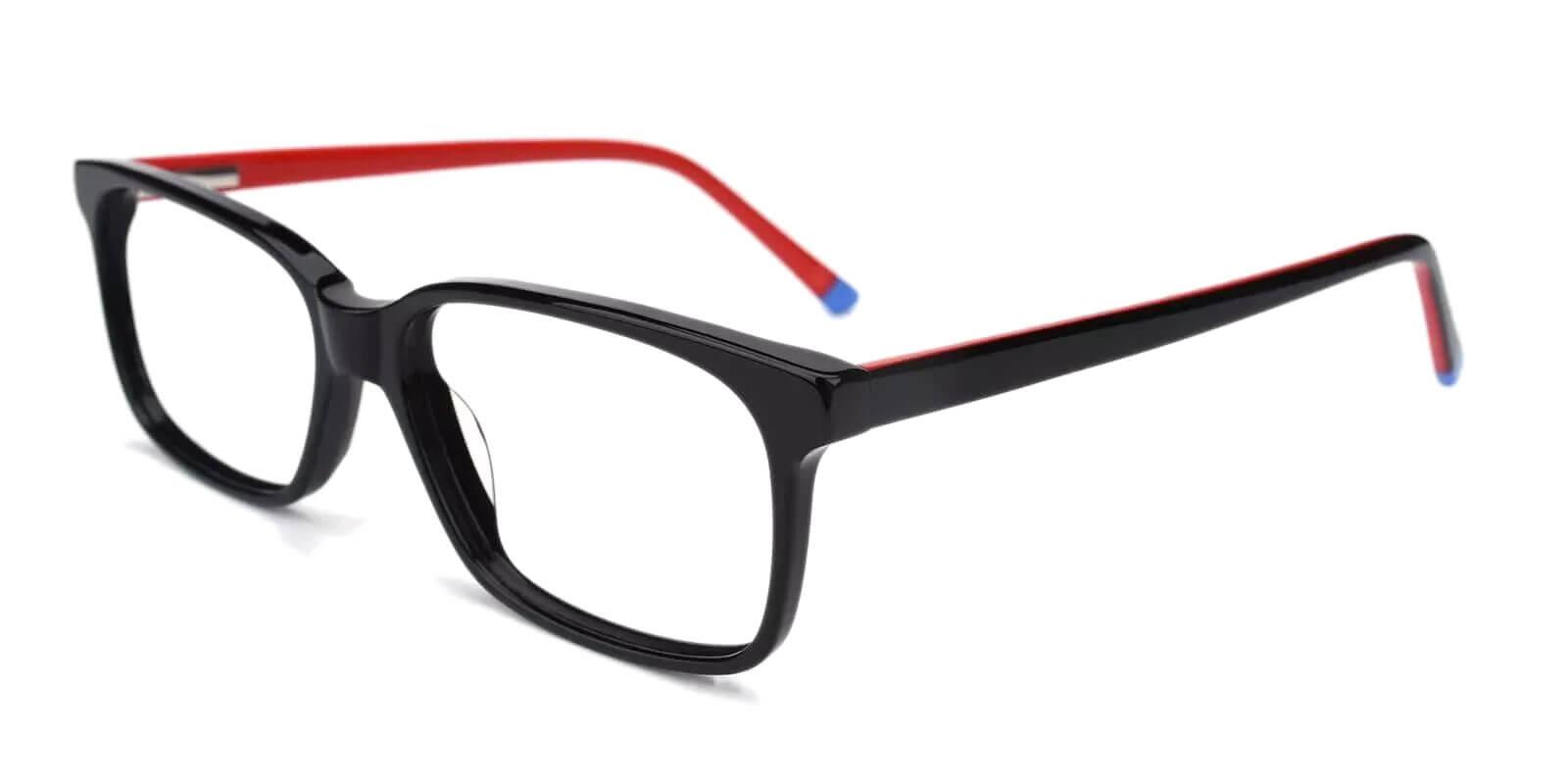 Lochloosa Red Acetate Eyeglasses , SpringHinges , UniversalBridgeFit Frames from ABBE Glasses