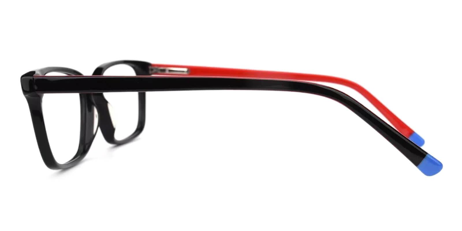 Lochloosa Red Acetate Eyeglasses , SpringHinges , UniversalBridgeFit Frames from ABBE Glasses