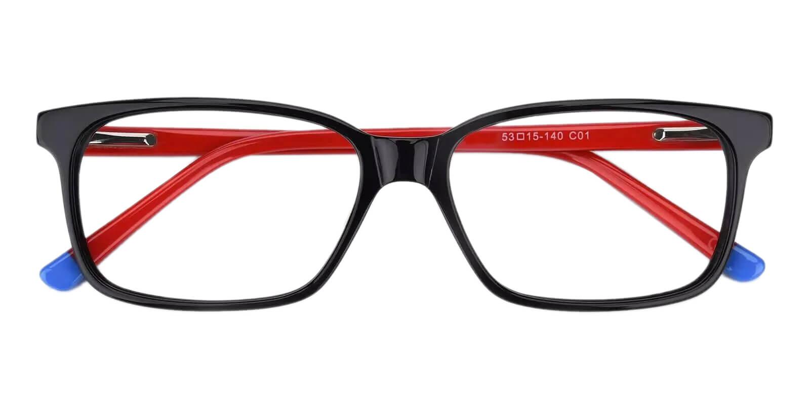 Lochloosa Red Acetate Eyeglasses , SpringHinges , UniversalBridgeFit Frames from ABBE Glasses