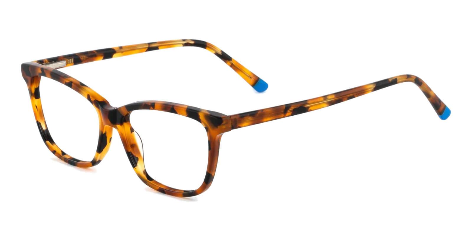 Zion Leopard Acetate Eyeglasses , SpringHinges , UniversalBridgeFit Frames from ABBE Glasses