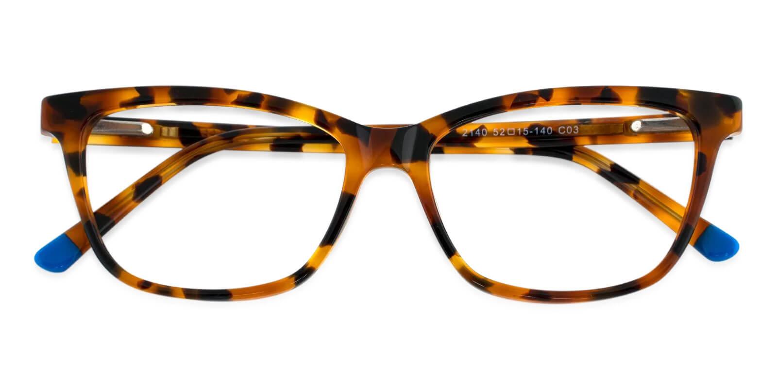 Zion Leopard Acetate Eyeglasses , SpringHinges , UniversalBridgeFit Frames from ABBE Glasses