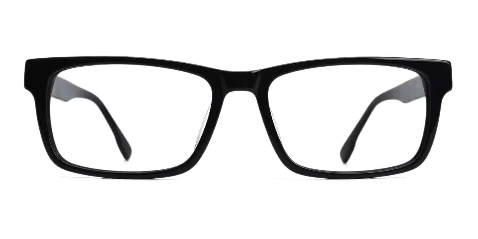 Mineral Wells Black Acetate Eyeglasses , UniversalBridgeFit Frames from ABBE Glasses