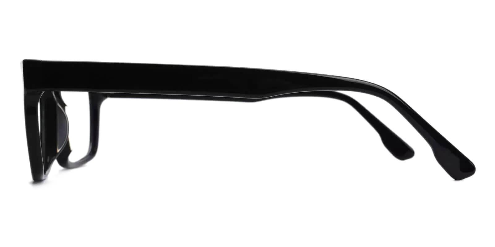 Mineral Wells Black Acetate Eyeglasses , UniversalBridgeFit Frames from ABBE Glasses