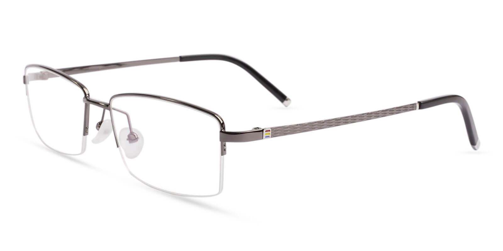 Liam Gun Titanium Eyeglasses , NosePads Frames from ABBE Glasses