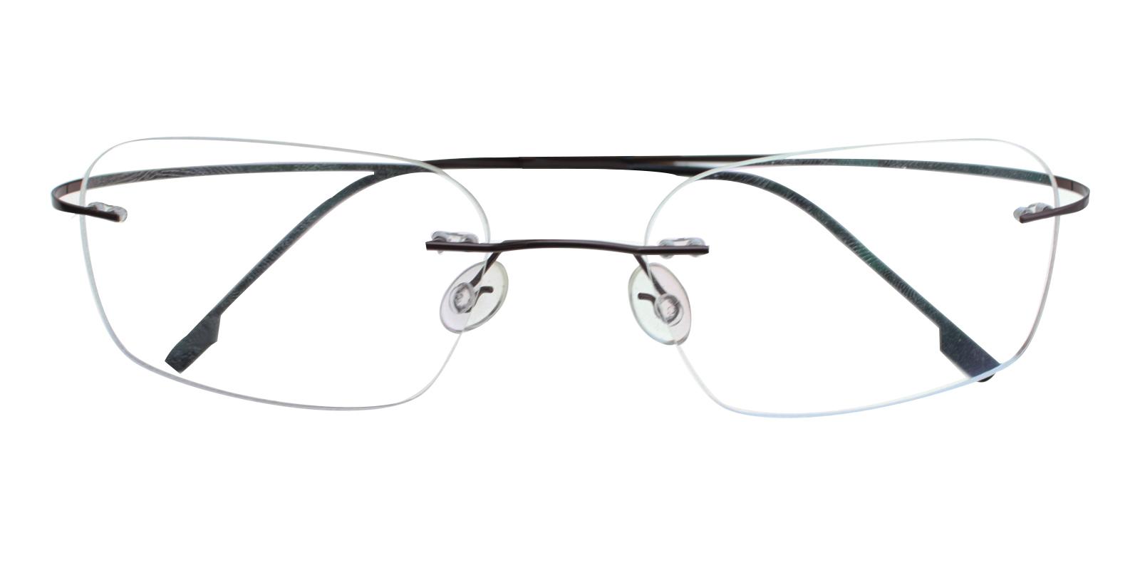 Elijah Gun Metal Eyeglasses , NosePads Frames from ABBE Glasses