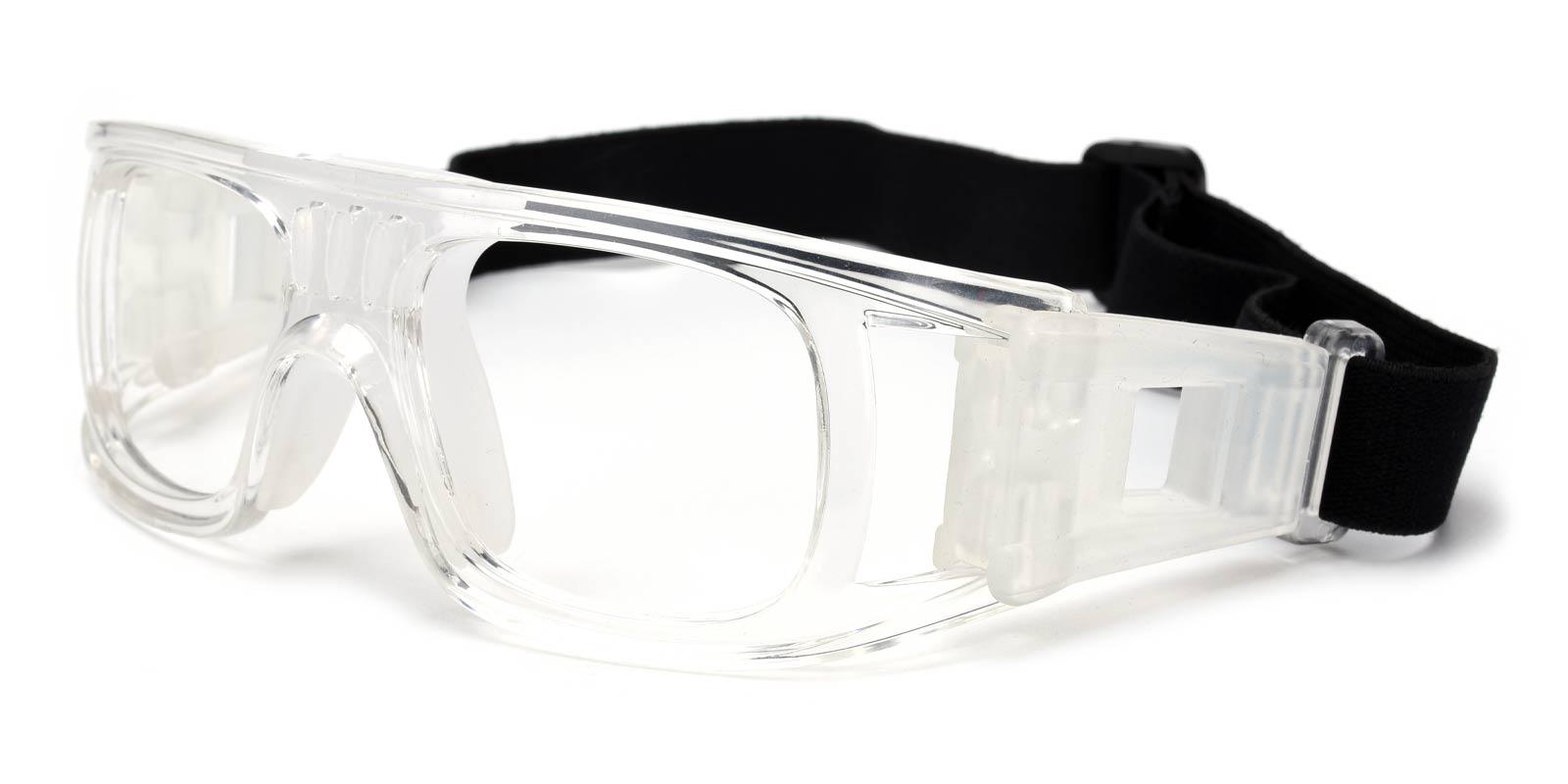 Hallettsville Translucent Plastic SportsGlasses Frames from ABBE Glasses