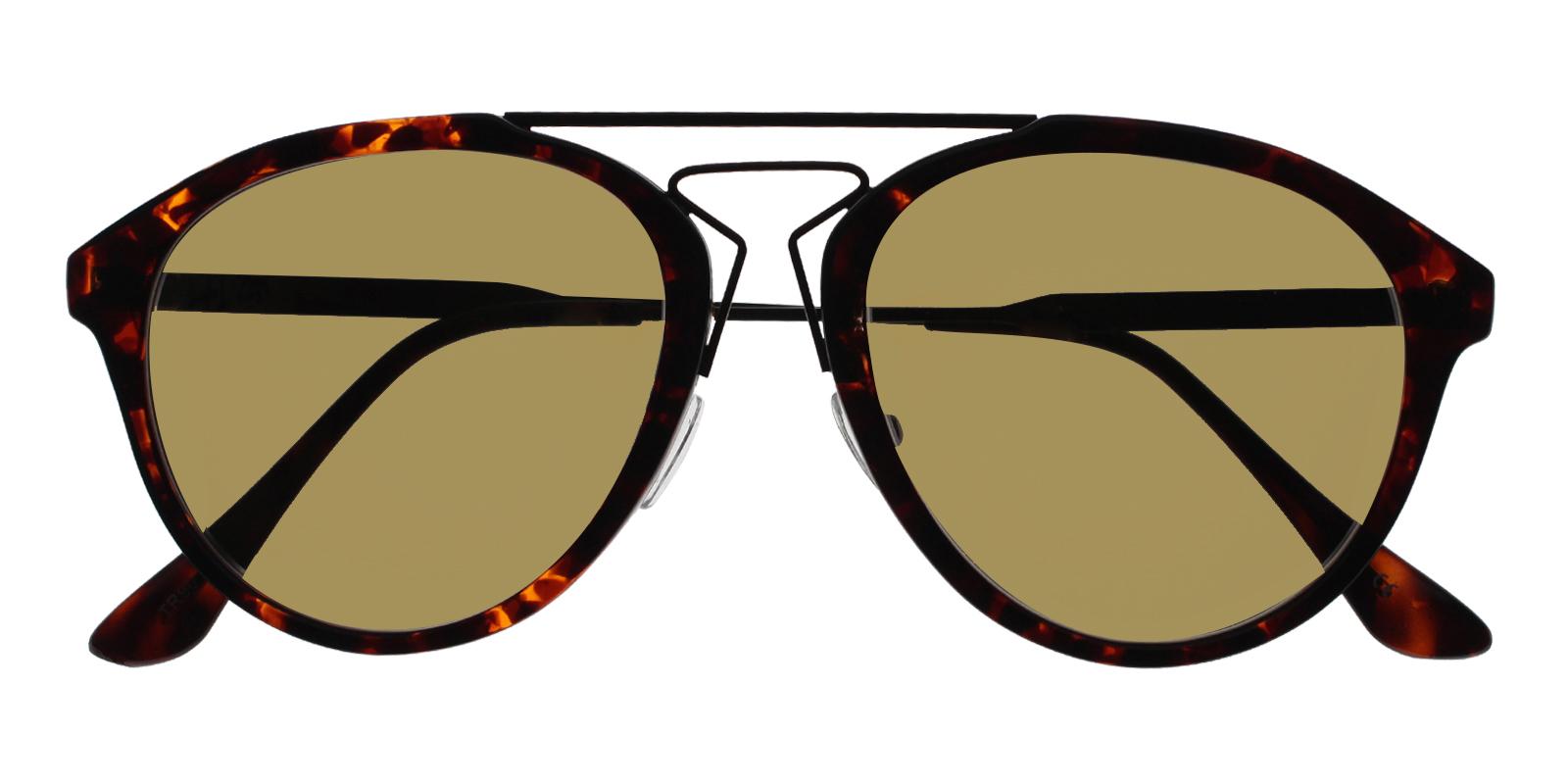 Ava Tortoise Metal , Combination , TR Sunglasses , NosePads Frames from ABBE Glasses