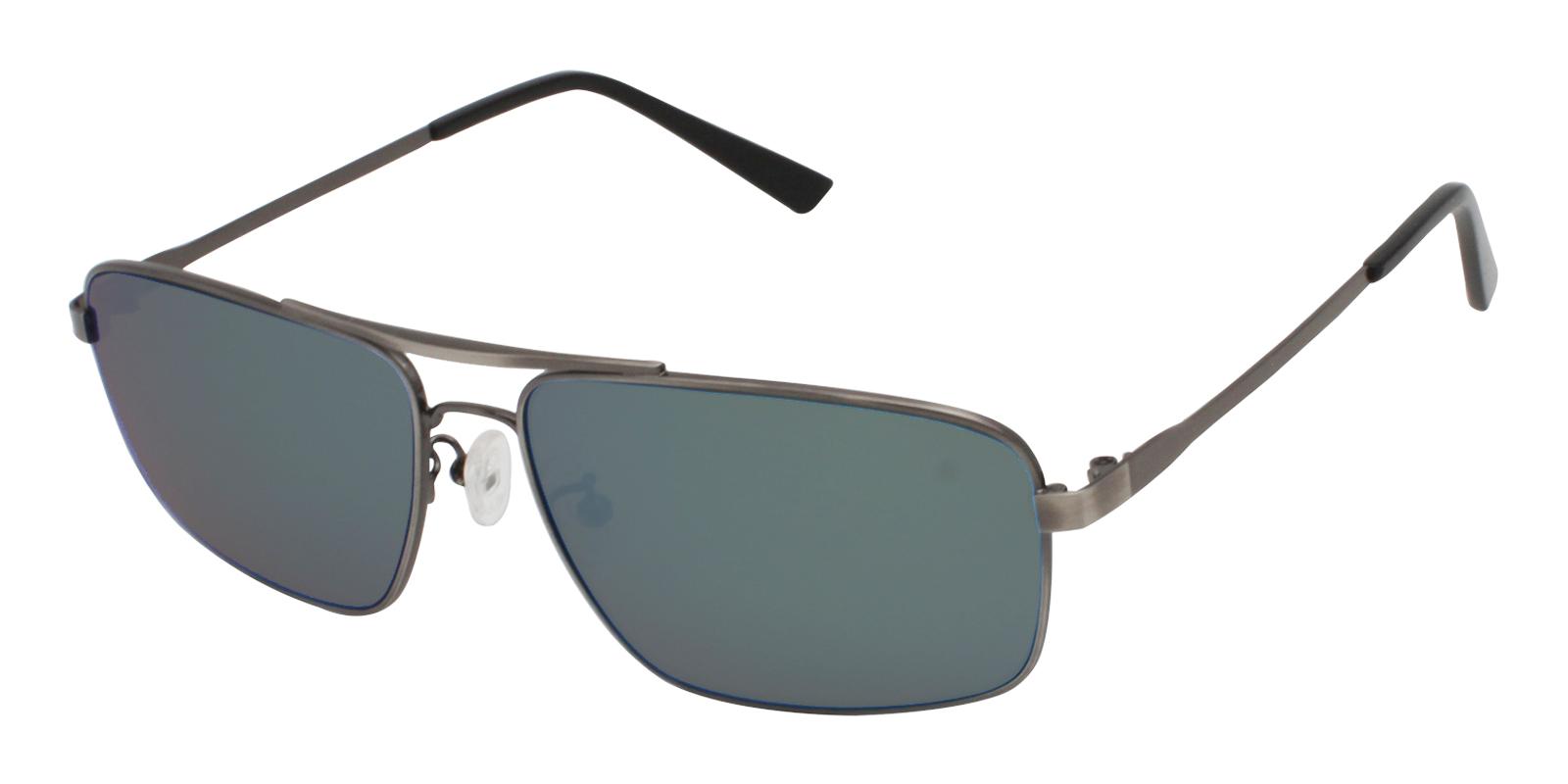 Ethan Gun Metal Sunglasses , NosePads Frames from ABBE Glasses