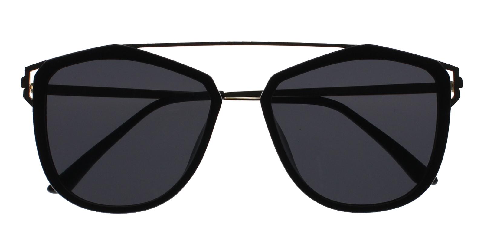 Harper Black Metal , Combination , TR Sunglasses , UniversalBridgeFit Frames from ABBE Glasses