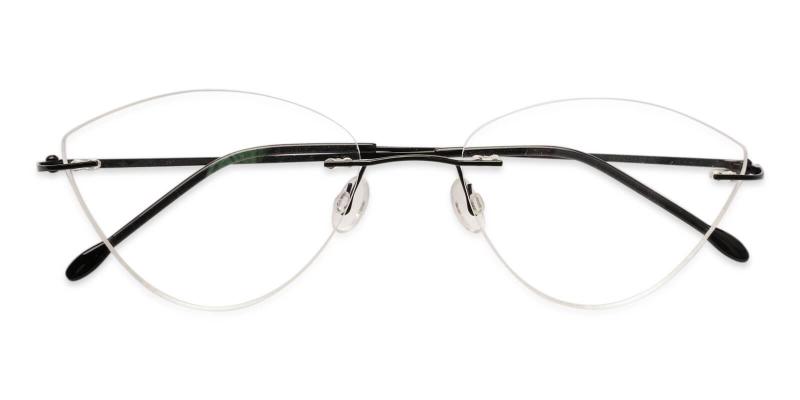 Huguenot Black  Frames from ABBE Glasses