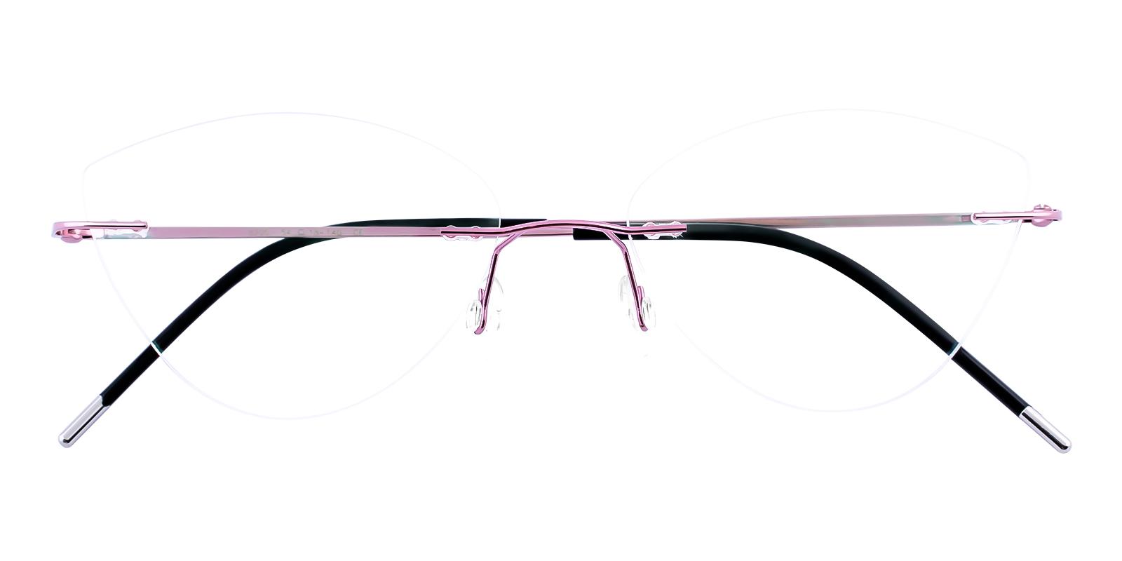 Huguenot Purple Metal Eyeglasses , NosePads Frames from ABBE Glasses