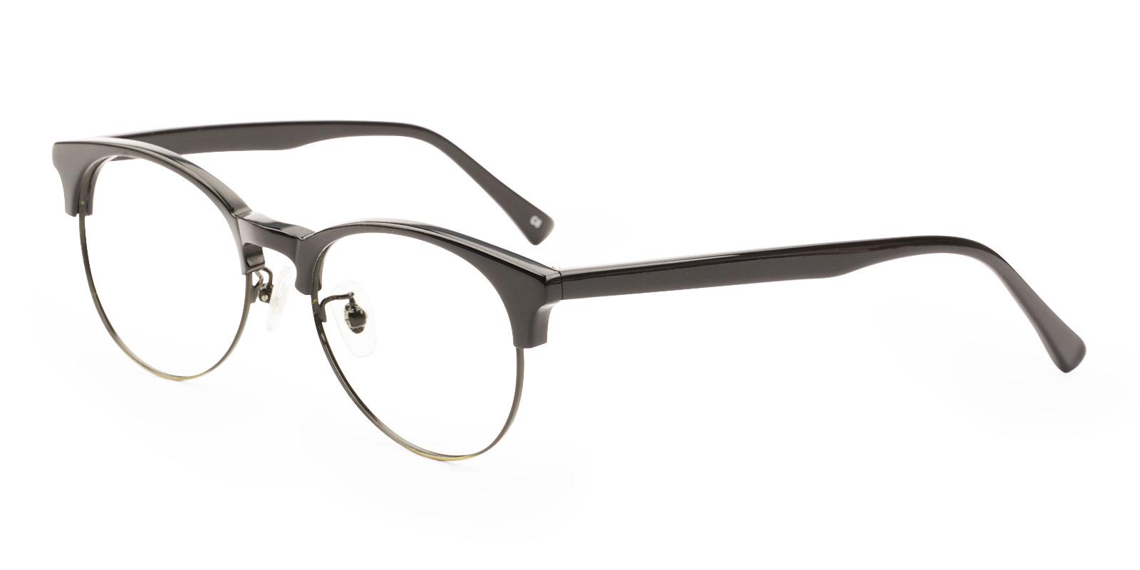 Luna Black Metal , Combination , TR Eyeglasses , NosePads Frames from ABBE Glasses