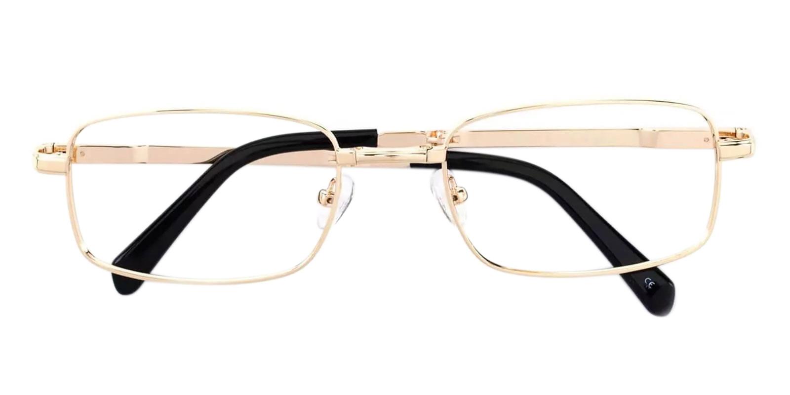 Sebastian Gold Metal Eyeglasses , Foldable , NosePads Frames from ABBE Glasses