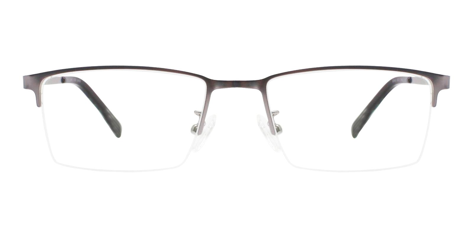 Alexander Gun Metal Eyeglasses , NosePads Frames from ABBE Glasses