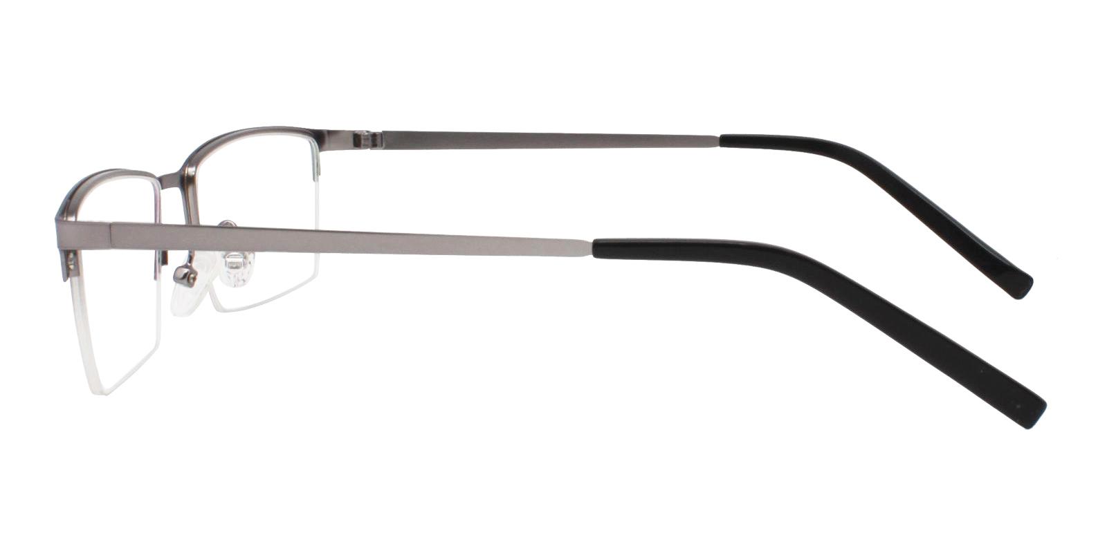 Alexander Gun Metal Eyeglasses , NosePads Frames from ABBE Glasses