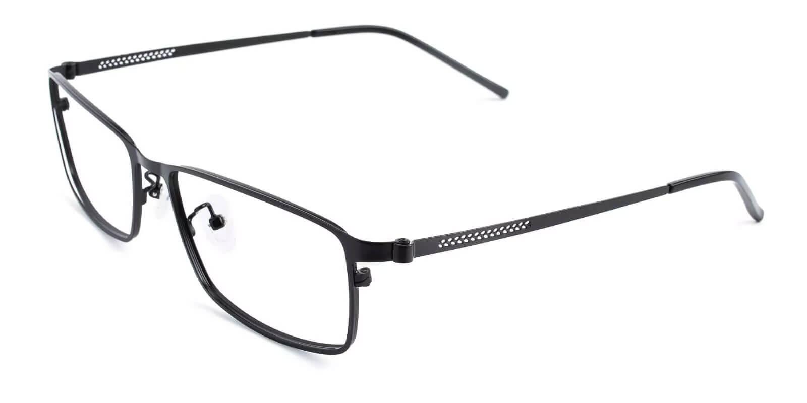 Daniel Black Metal Eyeglasses , NosePads Frames from ABBE Glasses