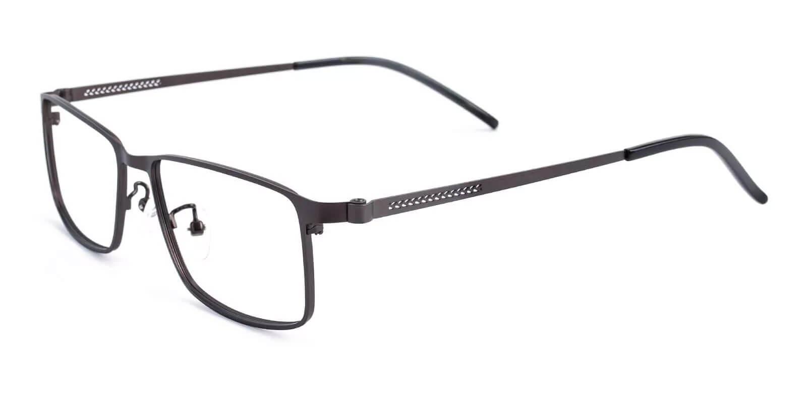 Daniel Gun Metal Eyeglasses , NosePads Frames from ABBE Glasses