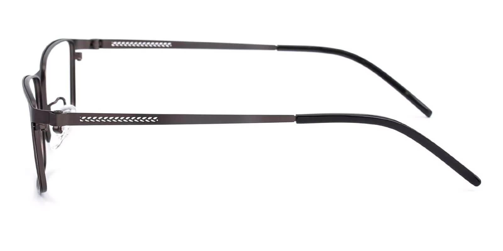 Daniel Gun Metal Eyeglasses , NosePads Frames from ABBE Glasses