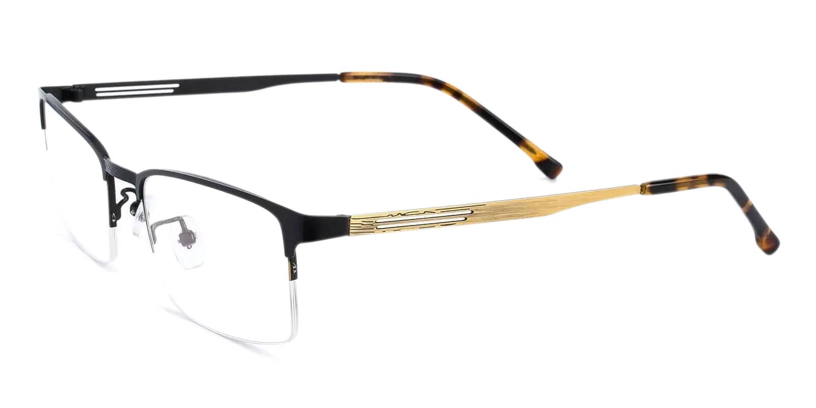 Gabriel Gold Metal Eyeglasses , NosePads Frames from ABBE Glasses